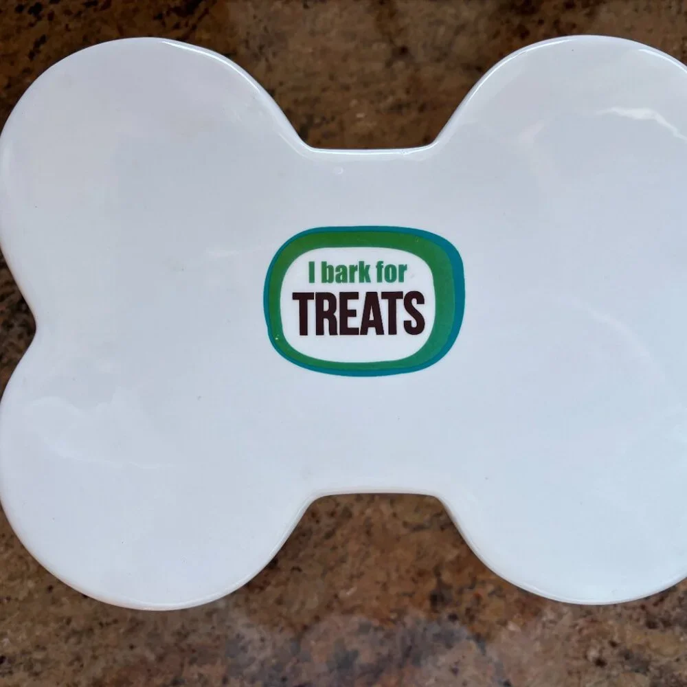 Ceramic Dog Treat Container